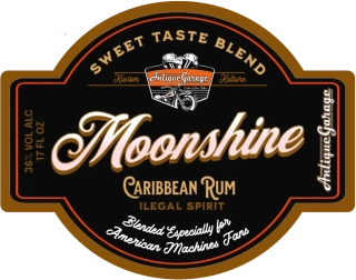 samolepka MOONSHINE XL