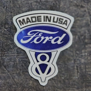 samolepka Ford V8 Made in USA