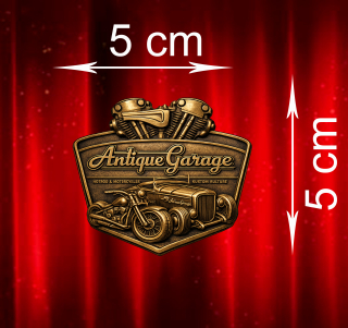 samolepka bronz Antique Garage
