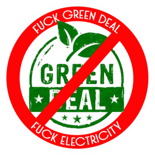 Samolepka FUCK GREEN DEAL
