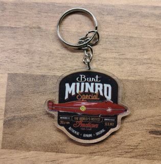 Přívěsek na klíče BURT MUNRO - World´s Fastest Indian