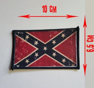 Nášivka REBEL FLAG patina