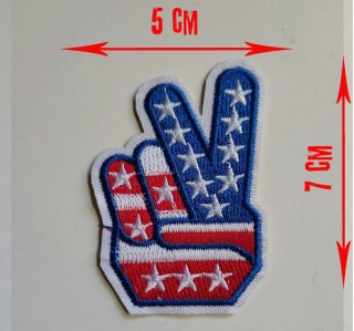 Nášivka USA Victory hand