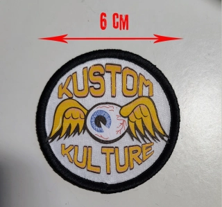 Nášivka Kustom Kulture Winged eye