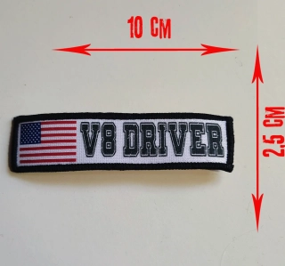 Nášivka USA V8 DRIVER 