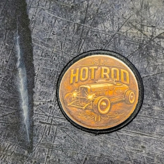 Nášivka Hot Rod Bronze plate S