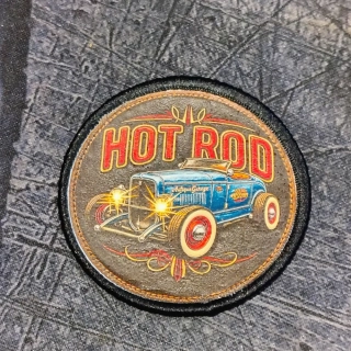 Nášivka Hot Rod Leather look S