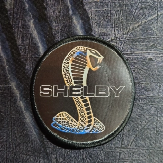 Nášivka SHELBY Metal Black L