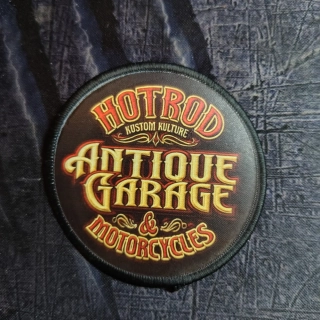Nášivka Hot Rod & Motorcycle Antique Garage L