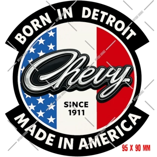 Samolepka CHEVY Born in Detroit