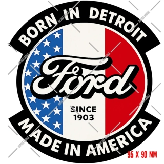Samolepka FORD Born in Detroit